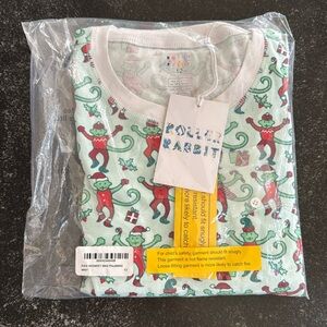 Roller Rabbit Kids Monkey Mas Pajamas Size 12